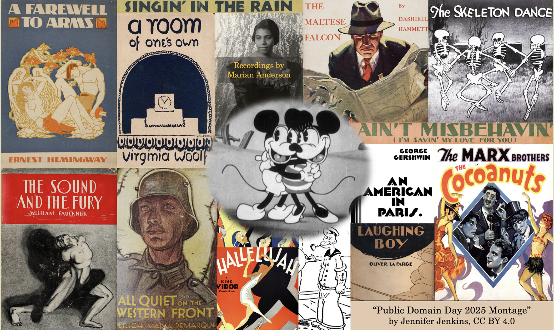 a montage of commercial works from 1925