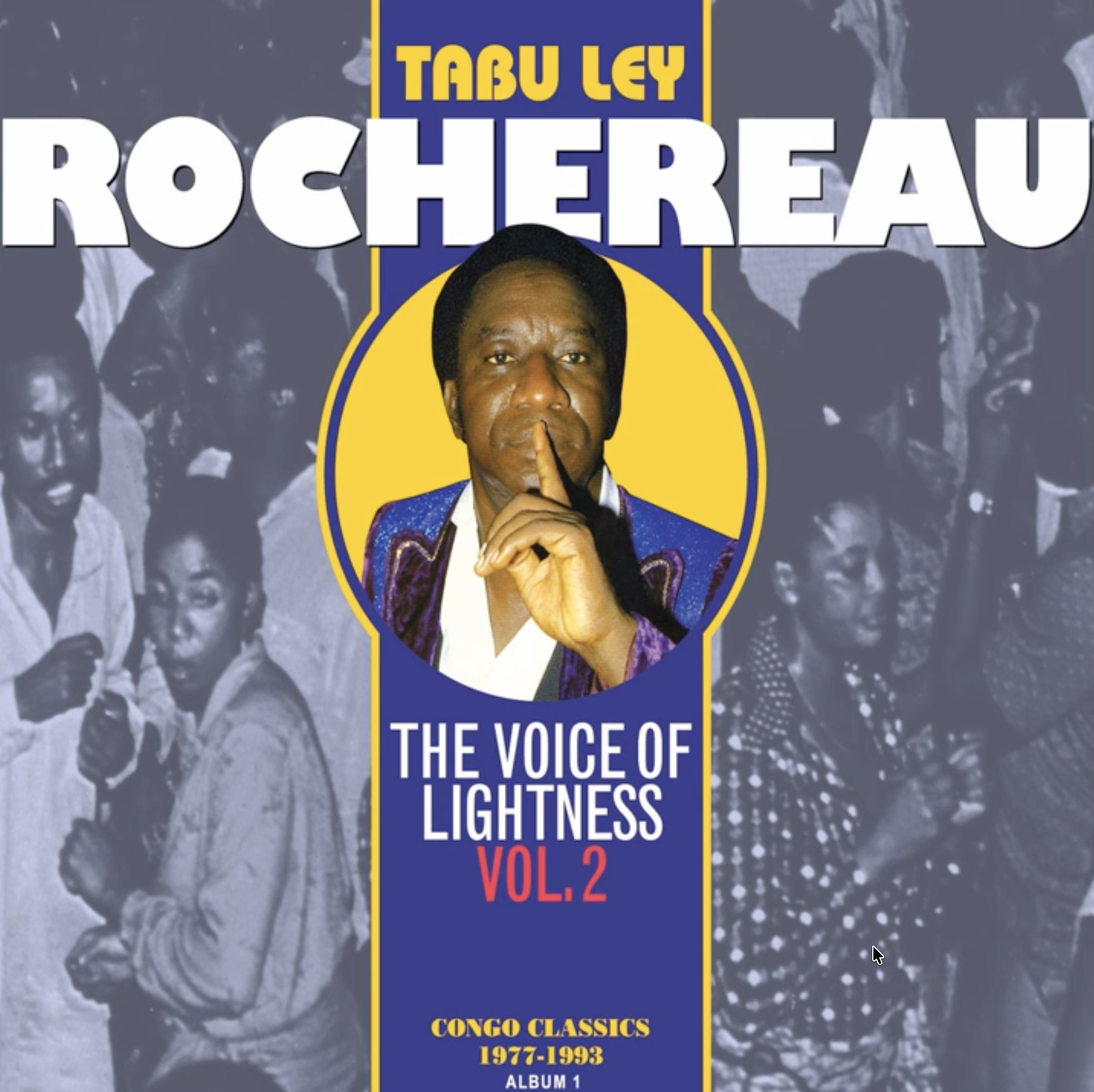 old Tabu Ley Rochereau compilation album cover